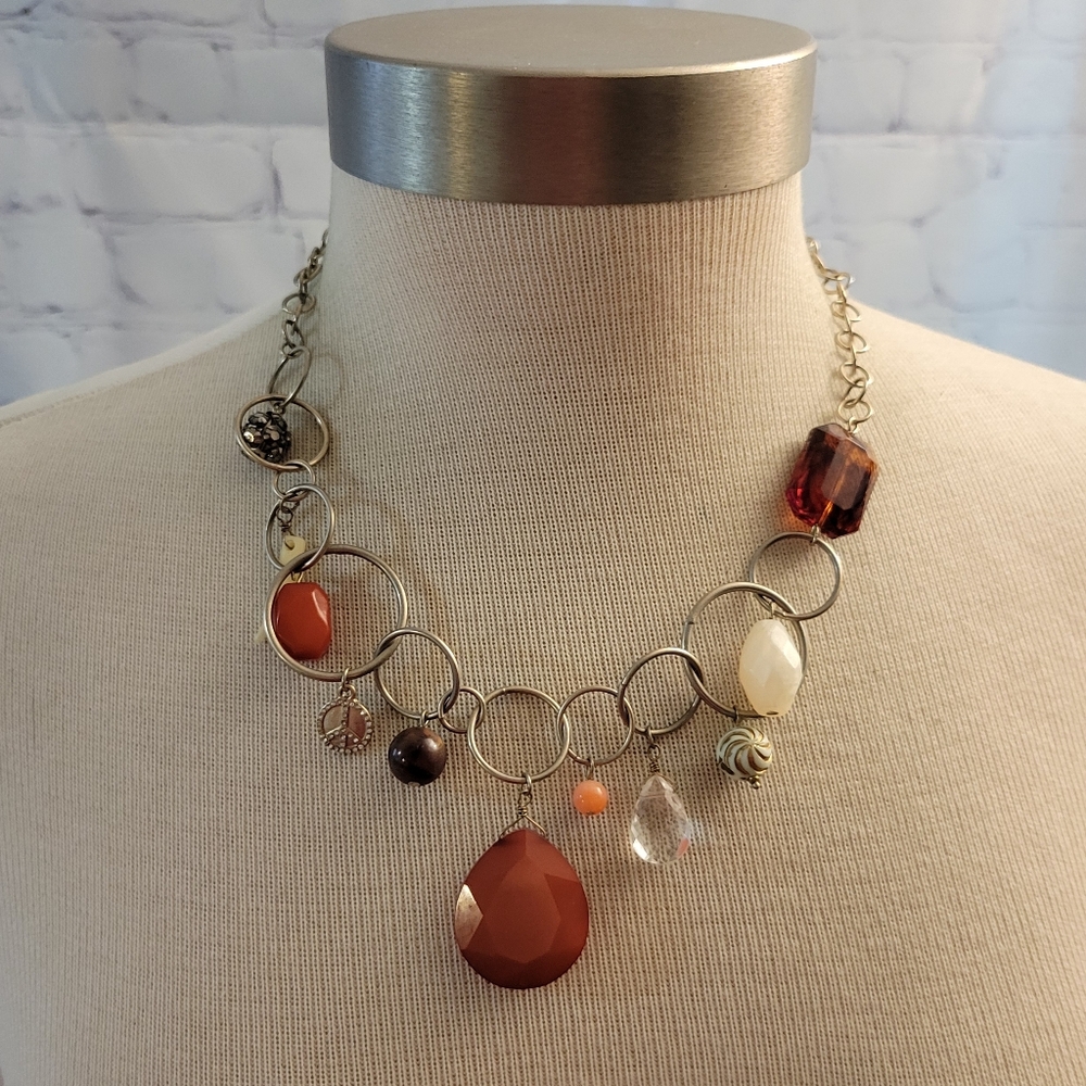 Relic Chain Necklace With Charms